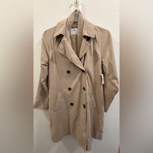 [Old Navy] Classic Tan Double-Breasted Trench Coat